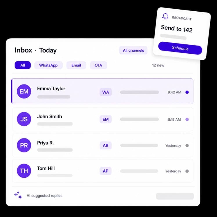 Unified Inbox & Multi-Channel Messaging
