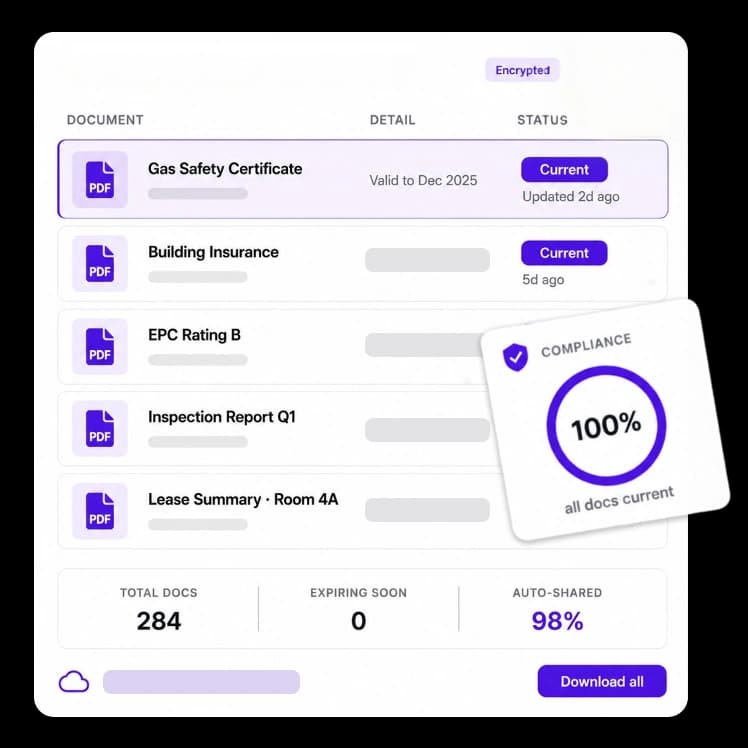 Document Vault & Compliance