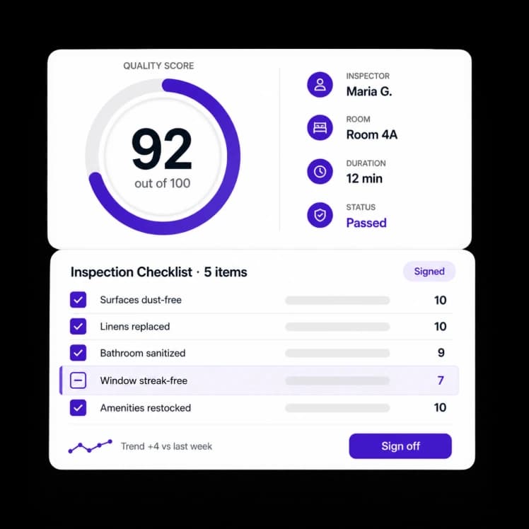 Quality Inspections & Scoring