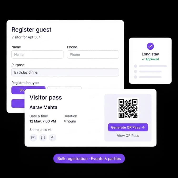 Resident-Initiated Guest Registration