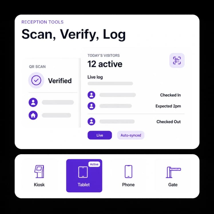 Front Desk & Guard App