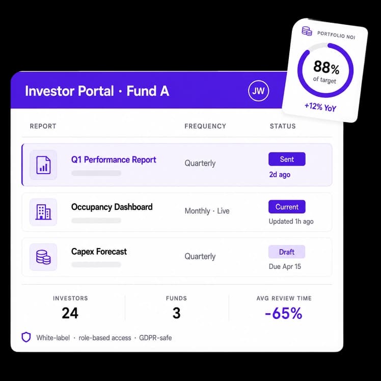 Owner & investor portal
