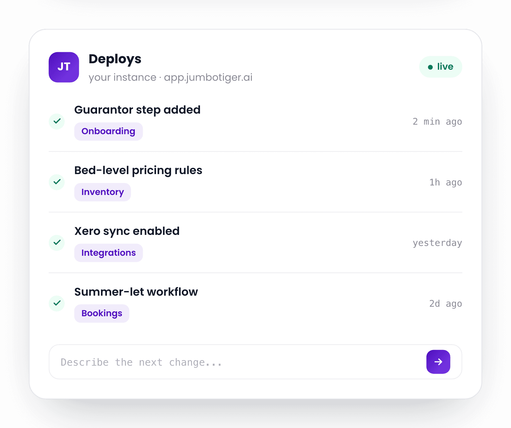 You iterate, we ship, on your instance