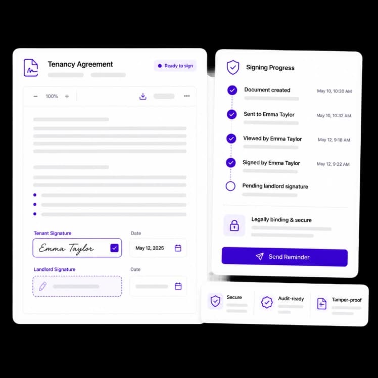 E-Signature & Digital Execution