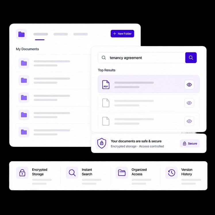 Secure Document Storage & Retrieval