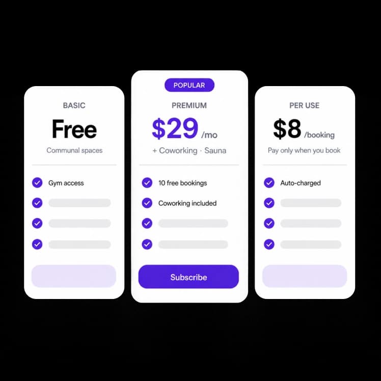 Paid Bookings & Credit System